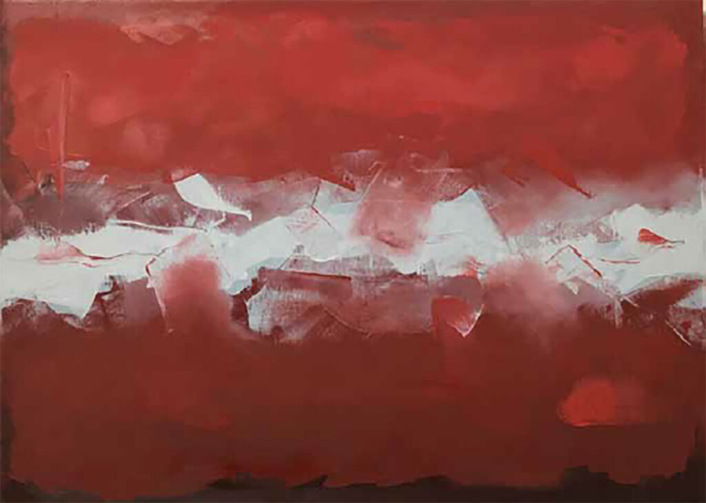 Grieta 3 Oleo sobre lienzo 70x50 cms.
